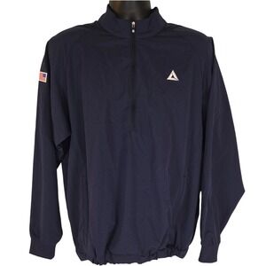 FootJoy Golf Windbreaker Windshirt‎ Pullover USA Flag Lightweight Mens Small